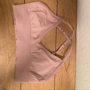 Lululemon awakening Bra Taryn Toomey misty mauve